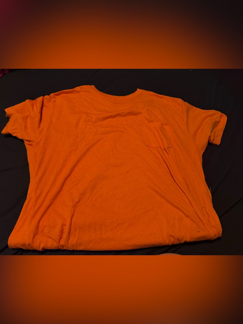 Dickies Bright Orange Short Sleeve Pocket Tee